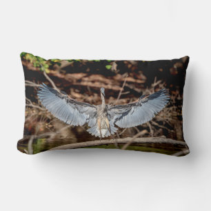 Almofada Lombar Excelente Blue Heron em um registro