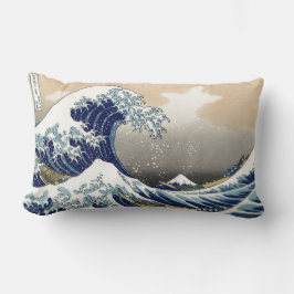 Almofada Lombar Excelente Wave Kanagawa - Pintura Japonesa