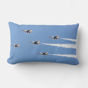 Almofada Lombar F-16 Thunderbirds voando na formação de cinco cart