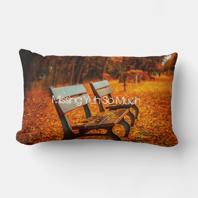 Almofada Lombar Falta-Te Tanto (Frente)