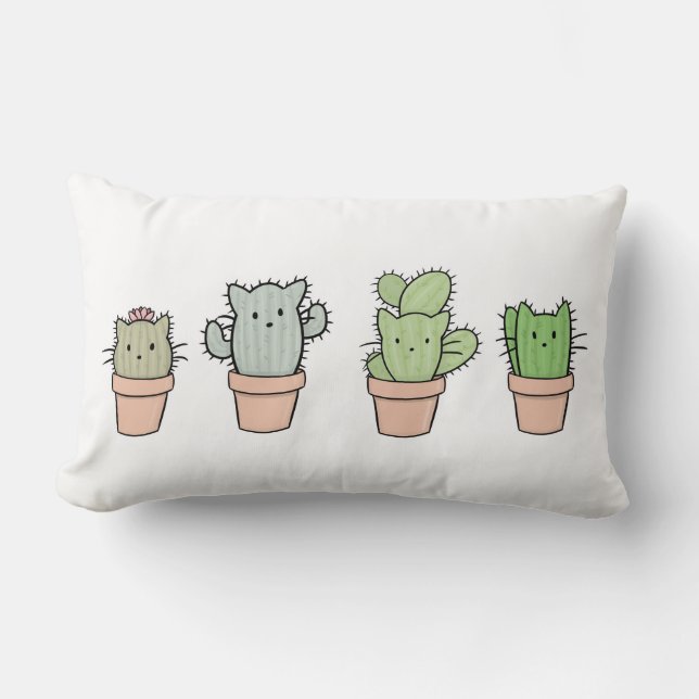 Almofada Lombar Família Cusion de Catcus (Frente)