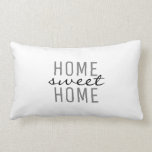 Almofada Lombar Família doce Home branca fresca chique moderna<br><div class="desc">Travesseiro decorativo Home doce Home branco fresco chique moderno da família.
Você pode facilmente mudar o texto.</div>