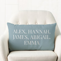 Família Personalizada de Nomes de Crianças Elegant