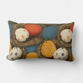 Almofada Lombar Farmer's Colorful Spotted Hen Eggs