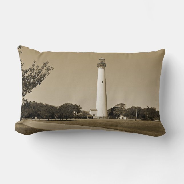 Almofada Lombar Farol de Cape May (Frente)