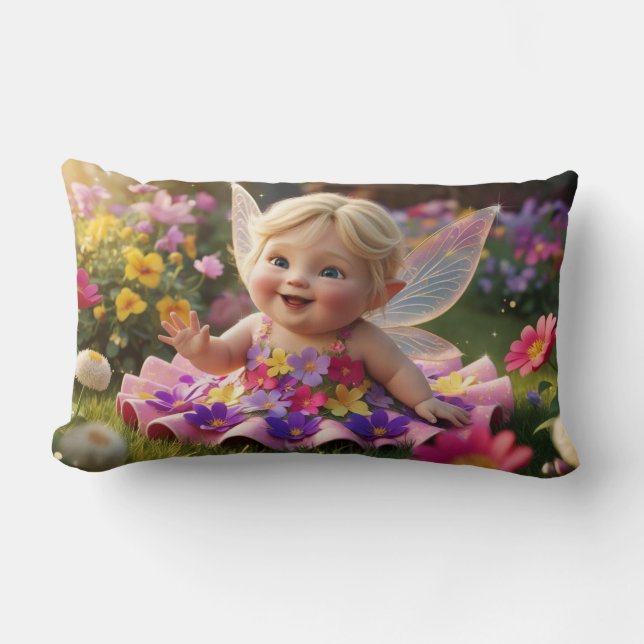 Almofada Lombar Felicidade Fada (Frente)