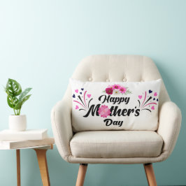 Almofada Lombar Feliz dia das mães design moderno único para prese