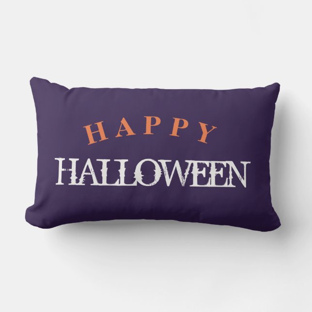 ALMOFADA LOMBAR FELIZ HALLOWEEN (Frente)