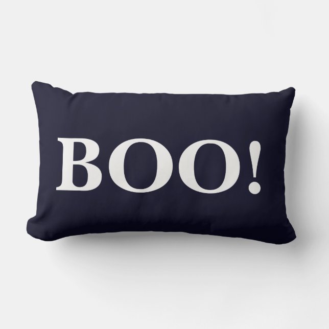 Almofada Lombar Feliz Halloween Boo! (Frente)
