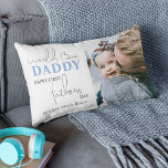 Almofada Lombar Feliz primeiro Dia de os pais | Travesseiro lombar<br><div class="desc">Trate a figura do pai em sua vida para algo verdadeiramente especial neste Dia de os pais. O nosso travesseiro moderno permite-vos personalizá-lo com as palavras "feliz primeiro dia de os pais", "melhor PAI do mundo" juntamente com a vossa fotografia favorita. Fazer-o como um presente ideal para novos papais, pais...</div>