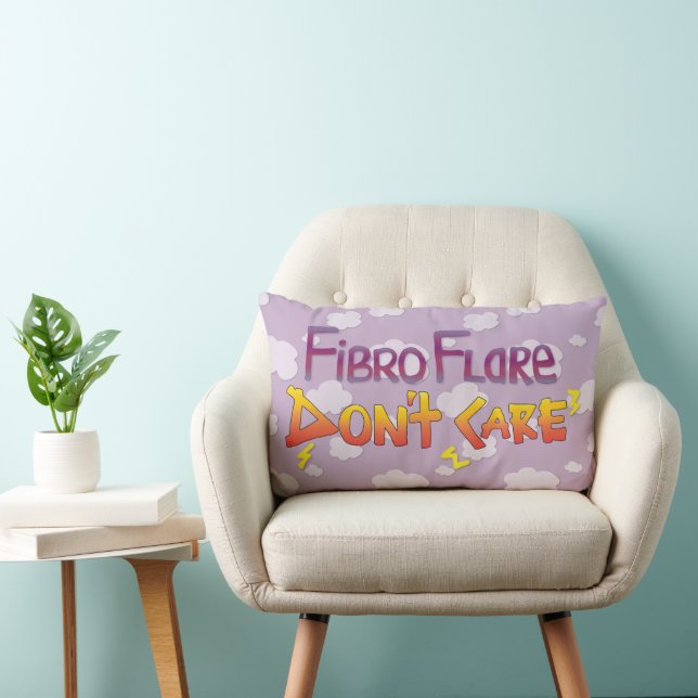 Almofada Lombar Fibro Flare Não se importa (Cadeira)