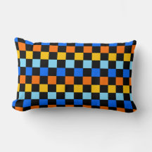 Fire and ice checkerboard pattern