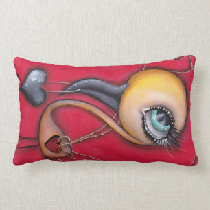 Almofada Lombar Flamingo amarelo vazio