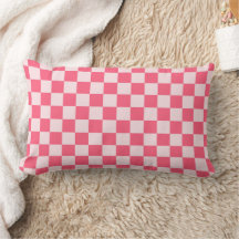 Flamingo sorbet checkerboard pattern
