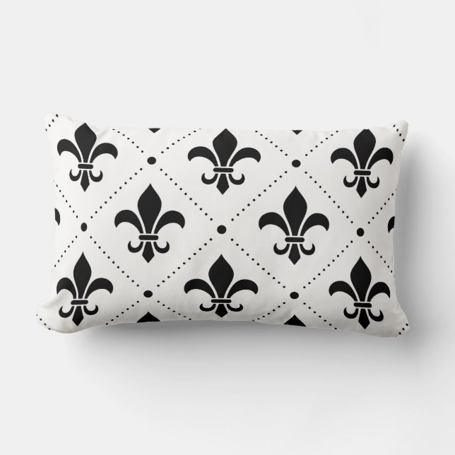 Almofada Lombar Fleur De Lis Pattern (Frente)