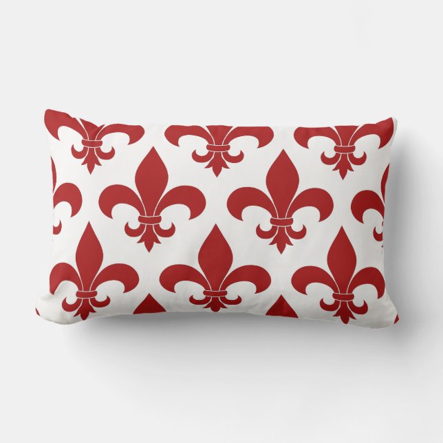 Almofada Lombar Fleur de lis Pattern Classic (Frente)