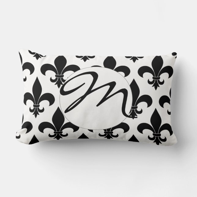 Almofada Lombar Fleur de lis Pattern Classic (Frente)