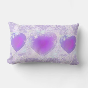 Almofada Lombar Floco de neve roxo