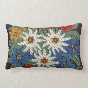 Almofada Lombar Flor alpina suíça de Edelweiss