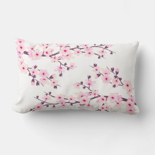 Almofada Lombar Flor de Cerejeira Rosa (Sakura)