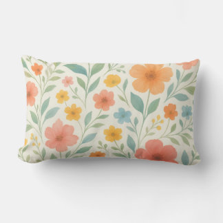 Almofada Lombar Floral Elegance Pillow – Lovely Floral