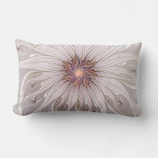 Almofada Lombar Floral Fantasy, Abstrato Moderna Flor Pastel