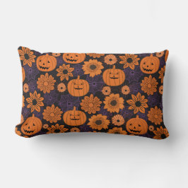 Almofada Lombar Floral Halloween