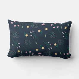 Almofada Lombar Floral Pattern Flower Bloom 13" x 21"