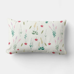 Almofada Lombar Floral Pattern Flower Bloom 13" x 21"