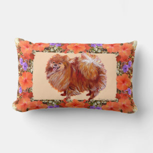 Almofada Lombar Floral Pomerânia