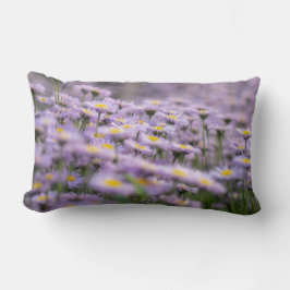 Almofada Lombar Flores de Aster Roxo