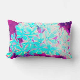 Almofada Lombar Flores de Phlox Azuis-Peppermint Twist de Robin