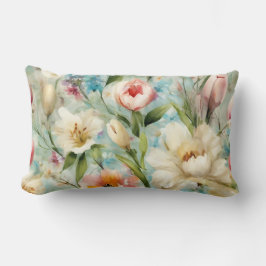 Almofada Lombar Flores de primavera no Estilo do Impressionismo