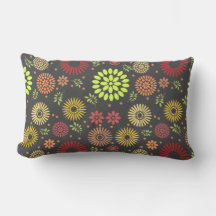 Flores de queda coloridas em tons quentes