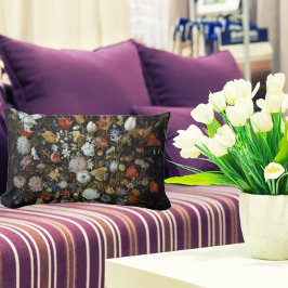 Almofada Lombar Flores num navio de madeira Jan Brueghel, o Velho