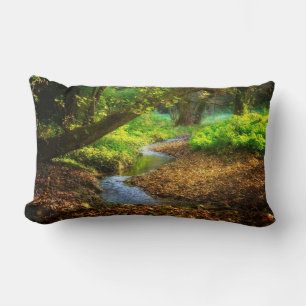 Almofada Lombar Floresta Creek Belo Paisagem Natural