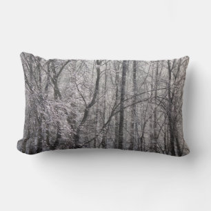 Almofada Lombar Floresta de Icy Ghear na Luz da Manhã II