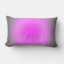 Almofada Lombar Foco rosa e Cinza