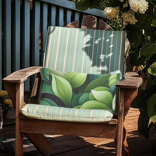 Almofada Lombar Folhagem de Verão (Criador carregado)