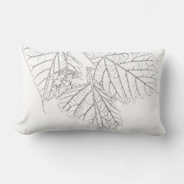 Almofada Lombar Folhas de madeira