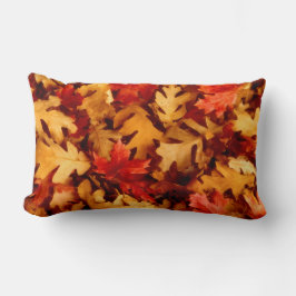 Almofada Lombar Folhas de Outono - Cor de Outono
