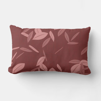 Almofada Lombar Folhas Rosa