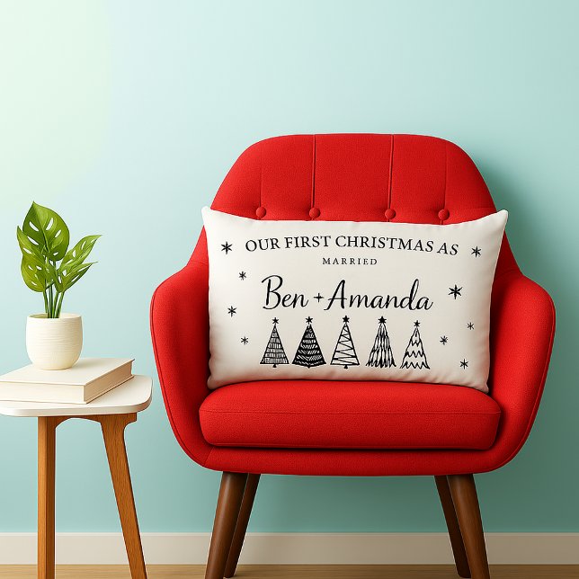 Almofada Lombar Foto e texto personalizados para casal (Criador carregado)