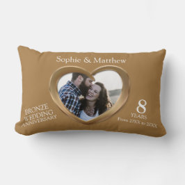 Almofada Lombar Fotos de coração de aniversário de casamento de br