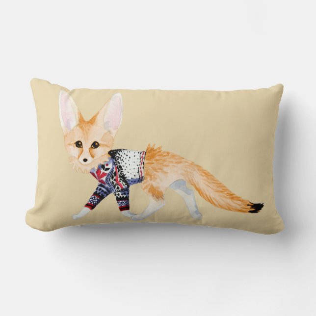Almofada Lombar Fox no Travesseiro decorativo de Sweater (Frente)