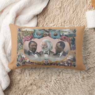 Almofada Lombar Fr3d3 Bailey Douglass com Abolicionista Preto