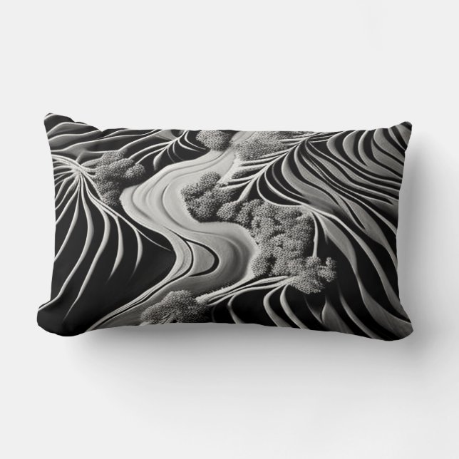 Almofada Lombar Fractal Flow (Frente)