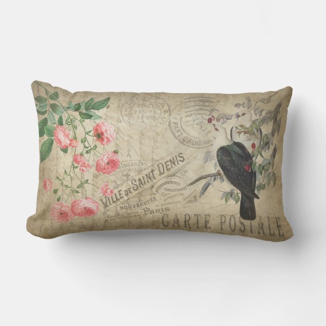 Almofada lombar francesa da Vintage (Frente)