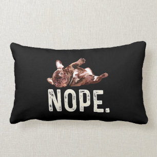 Almofada Lombar Frenchie Gift Bulldog francês Nope.