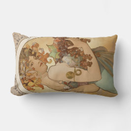 Almofada Lombar Fruta (Art Nouveau) (Retrato feminino) (Frutas)